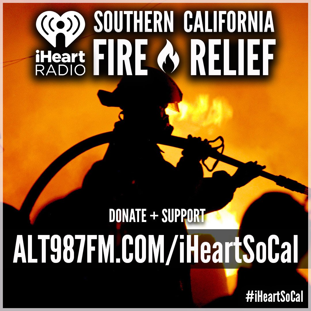 Bid for a signed guitar or signed ping-pong paddle to help <a href="/ALT987fm/">ALT 98.7</a> + <a href="/iHeartRadio/">iHeartRadio</a> #LosAngeles raise funds for those affected by the #SouthernCalifornia fires.

Learn more about the auction here: alt987fm.com/iheartsocal

#iHeartSoCal