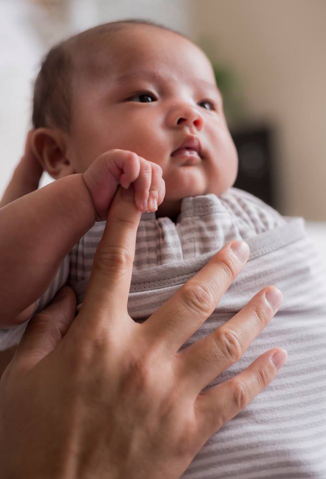 Is baby fighting the swaddle and is wanting one or both arms out? The #SwaddleOut is the best next step!