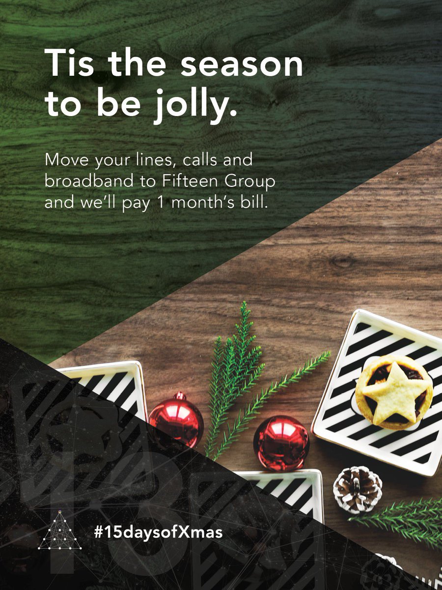 fifteen_group's tweet photo. It's Day 13 of our #15daysofXmas 
Improve your #connectivity for 2018. https://t.co/U0JF6pDbFR