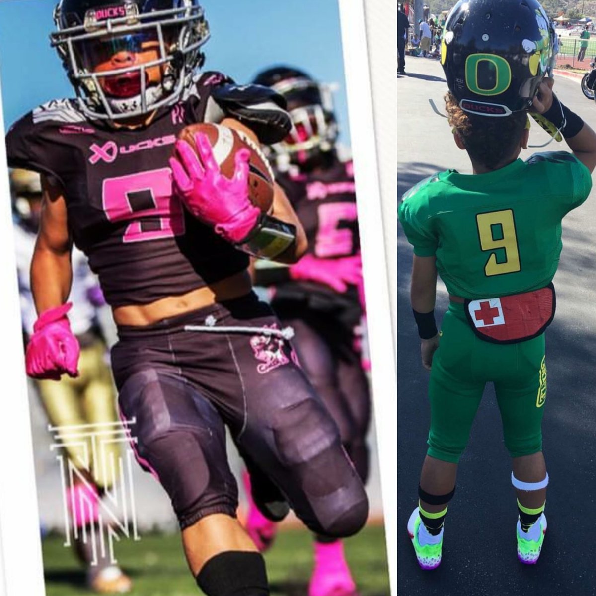 BaeMacs's tweet photo. Good luck to my young bosshog Journee out in Florida ๐น๐ด ballout & show the east coast how the westcoast get down ๐ช #DisTONGA #TonganOBJ #IEDucks ๐ฆ๐๐ https://t.co/ePn5pLMlZF