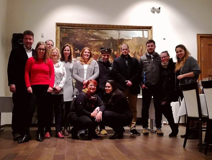 At our third post-festival EC Pécs Team Christmas, welcome by the Captain of the Fortress of Siklós (who used to be our Production Manager) - I still believe this was THE BEST TEAM ever! <3 ift.tt/1IbOvrZ