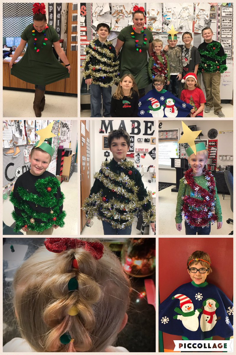 jjMabe's tweet image. Christmas Tree 🎄 Day @UnionRXI  #3rdgradersRock!