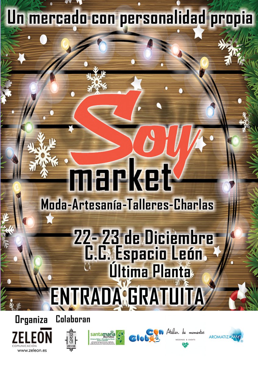 CEPSICAP's tweet photo. El sábado 23 os esperamos en @soymarket con la charla “Autocuidado y Navidad ¿es posible?” https://t.co/sC8p04GJmA