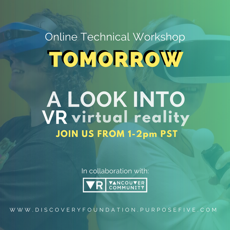 PurposeFive's tweet photo. Join Women in Tech BLAST for one of the last FREE #VirtualReality events of the year! Learn the basics of how #VR works, best practices, + more! #BLAST2017
⠀
Register -> https://t.co/gGKbCGLyF0
⠀
Hosted by @TEPDiscovery + @PurposeFive in collaboration with @VRVancouver! #BCTECH https://t.co/6GY9L3cfGL