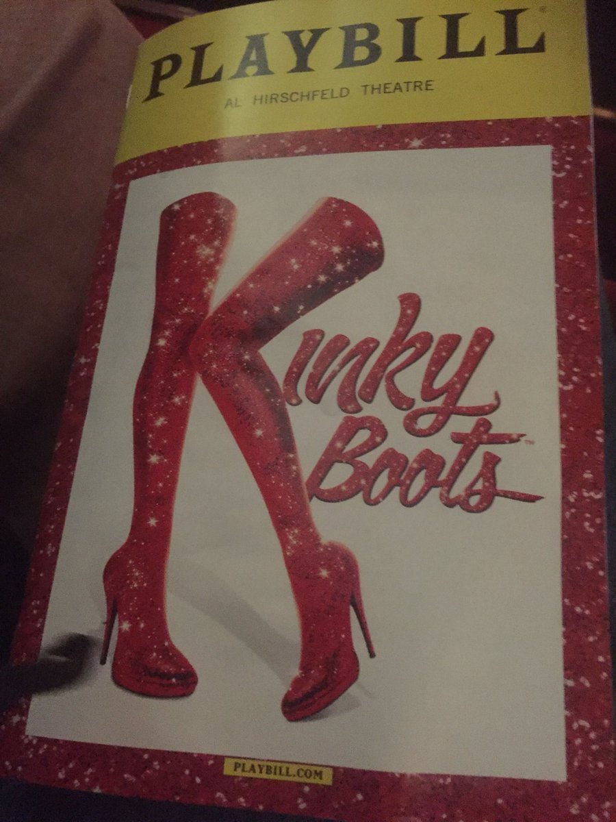 SipTWhitaker's tweet photo. Great time #kinky boots a must see https://t.co/HdIPonFx4g