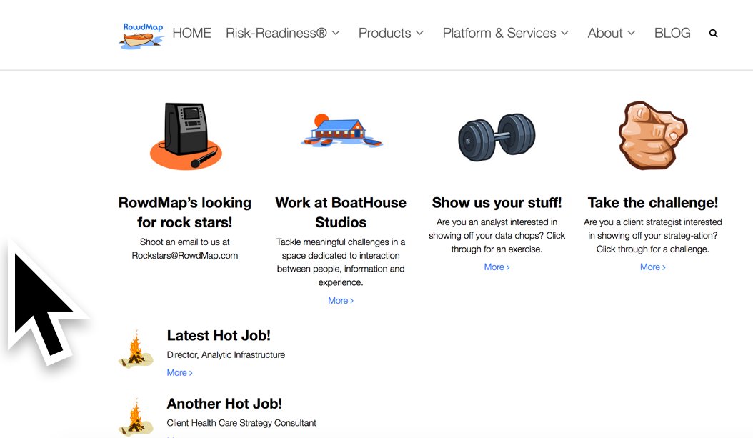 RowdMap's tweet image. Keep your desk job... but if you want to do something worthwhile, click here #notaDeskJob buff.ly/2iBDU5g