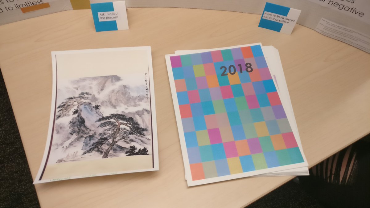 baumsteven's tweet image. They did a great job conveying a calming feeling in their new planner, very similar to the pice of Chinese art they based it on. #convivium17