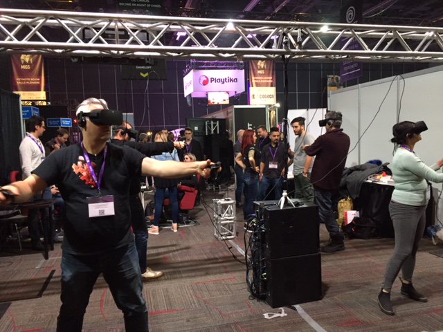 QuebecLA's tweet photo. Today's discoveries @MIGS__ : New arcade VR game @we_are_minority 🕹️🎮🕹️ #gaming #GamingQuebec #Quebec #QuebecTalents #MIGS17 @MRIF_Quebec @economie_quebec https://t.co/8vjt0n5zhK