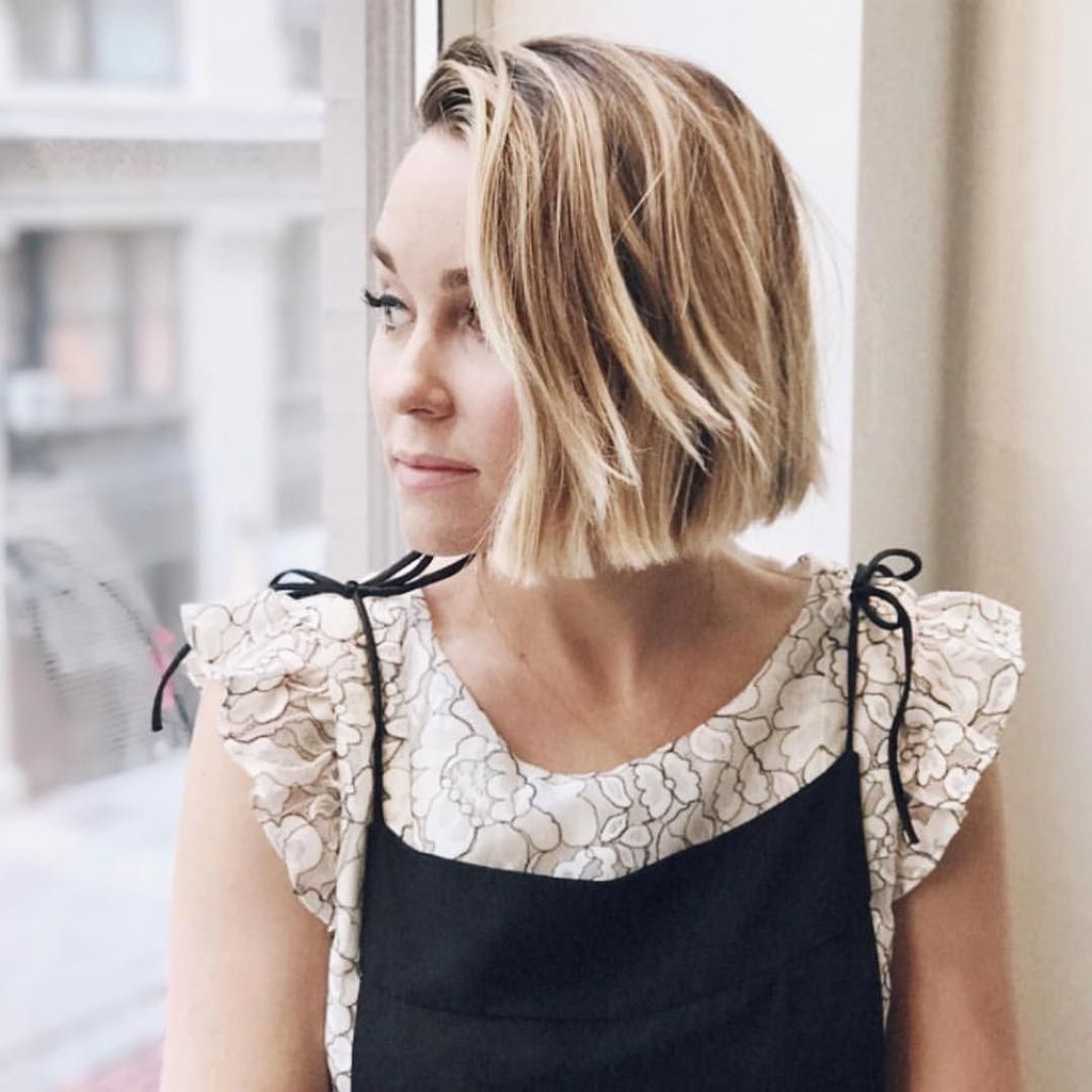 papercrown's tweet photo. ✂️✂️✂️ @laurenconrad showing off her chic chop by @kristin_ess in her #PaperCrownCollection ‘Lottie’ overalls and ‘Elsie’ top. {Link in bio to shop} https://t.co/InoC9xslwa https://t.co/7g9BRUORp4