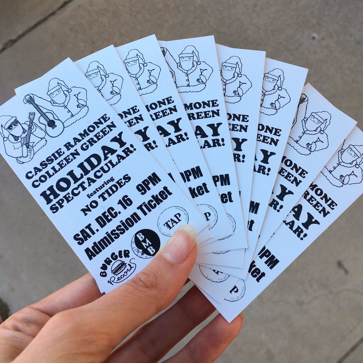 TheTapBC's tweet photo. Tickets for Saturday's show are on sale NOW at #TheTapBC! @cassieramone & @colleengreen420 w #NoTides! @BURGERRECORDS #BadMoonBooking https://t.co/IalKLFnLrQ