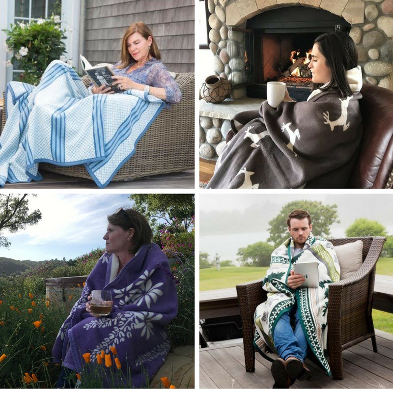 This year has been full of new designs and upgrades to previous designs! Which has been your favorite? 
1. Captain’s Classic in Light Blue
2. Running Deer
3. Purple Lupine
4. Pines and Needles
Shop Now: chappywrap.com/collections/new
#WrapYourselfintheMoment #ChappyWrapHoliday #Gifting