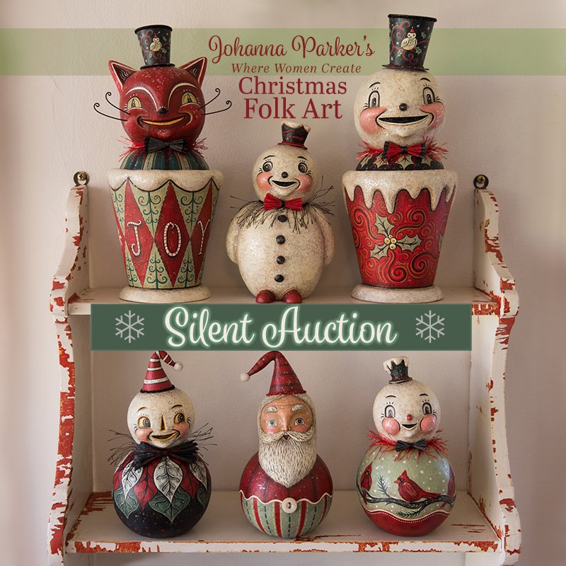 jparkerdesign's tweet photo. Silent Auctions start ending Today at 6pm EST! ..FYI for my folk art enthusiasts! https://t.co/5EqznGOgBE https://t.co/1j9ETCMRzw