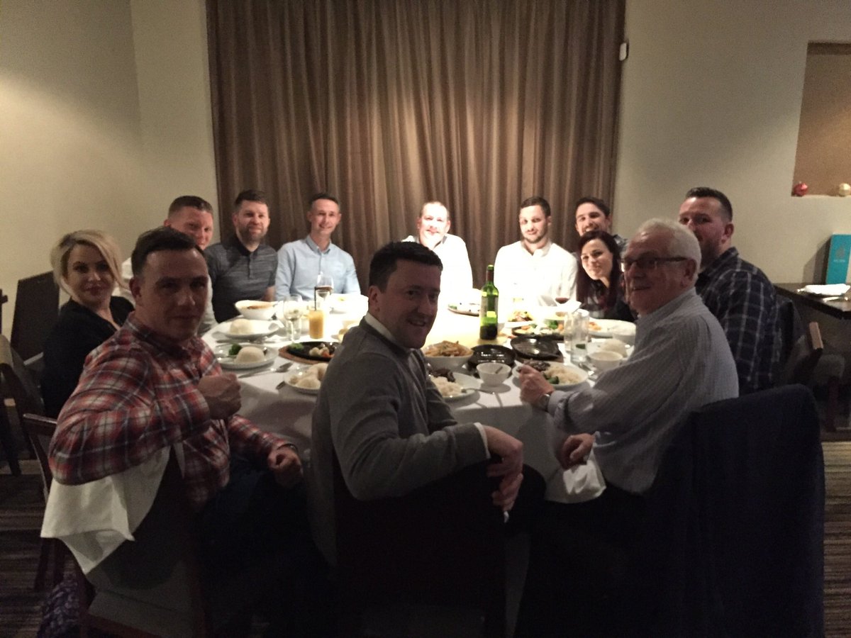 cardinalgl's tweet photo. Celebrating Alan’s retirement #teamcardinal #oldgits https://t.co/LMDS4ndOT8