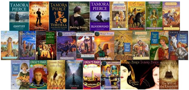 Happy 63rd birthday Tamora Pierce! Check out her amazing fantasy worlds and powerful heroines! 
