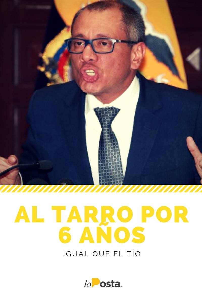 LaPosta_Ecu's tweet photo. #ÚltimaHora
Acaban de sentenciar al vicepresidente @JorgeGlas https://t.co/oJgHJYYSpc