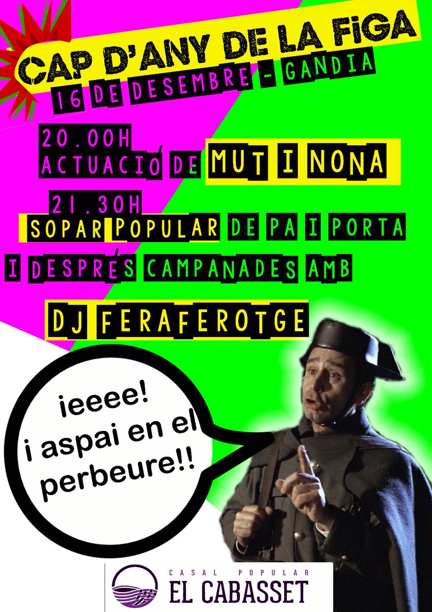 El Cabasset (@infofiga) on Twitter photo Si <a href="/KingKongBoyBand/">King Kong Boy</a>, <a href="/DeliriGrup/">Deliri</a> o <a href="/lau_der/">Lau van der Post</a> tingueren que decidir l'última cançó de l'any quina triarien? El 16 vos esperem! Si <a href="/KingKongBoyBand/">King Kong Boy</a>, <a href="/DeliriGrup/">Deliri</a> o <a href="/lau_der/">Lau van der Post</a> tingueren que decidir l'última cançó de l'any quina triarien? El 16 vos esperem!