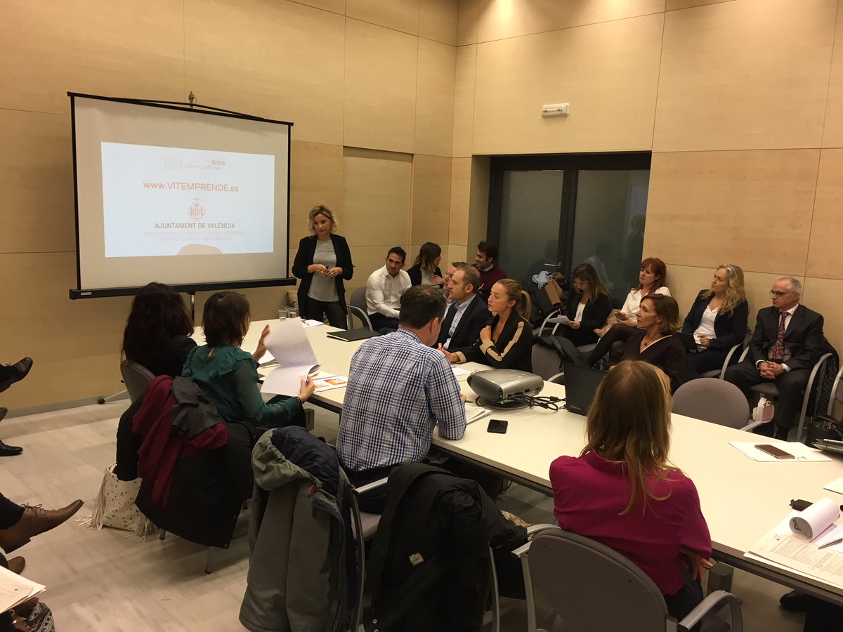 Third best practice of the Valencia study visit: Entrepreneurship promotion from the perspective of #internationalization. Assistance schemes that support #startups at different stages of growth. More about the best practices at bit.ly/2C0kFLD
