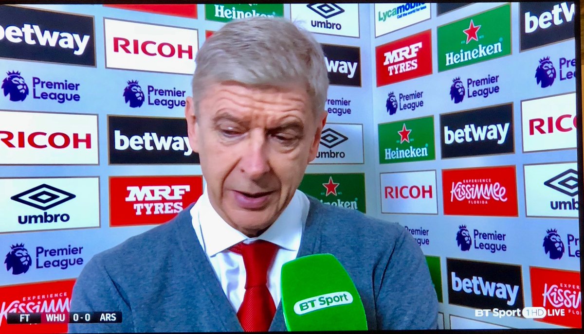 It’s over, Arsene. 
For God’s sake put the club before your ego &amp; wallet - and go before your legacy is completely ruined. 
This is painful to watch now.