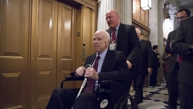 John McCain back to Walter Reed Medical Center for cancer care