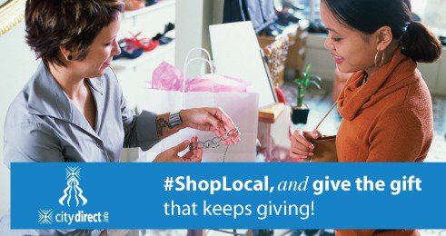#ShopLocal in #Delaware, OH for the #Holidays and give the #gift that keeps giving.  bit.ly/1lwKhHR