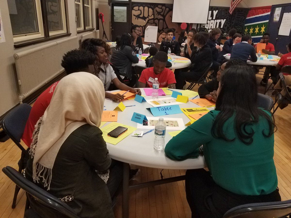 MikvaChallenge's tweet photo. The Neighborhood Leadership Council engages in powerful conversations with adults about their future aspirations. https://t.co/eEgpa5BJRY