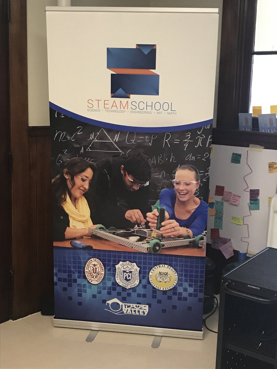 Great visit to St Thomas STEAM centre! Innovation is happening!