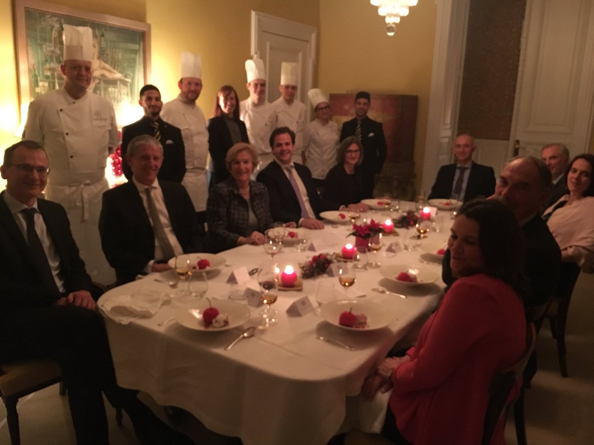 HMAJohnMarshall's tweet photo. Lycée Technique Hotelier Alexis Heck in Diekirch cooked and served a fabulous dinner for my guests tonight. A credit to Luxembourg.  @MeischClaude @FClosener @LTAH_LU @GSchusterschitz @MaraSchustersc1 @claudeadam https://t.co/jTQ7Hp2DZO