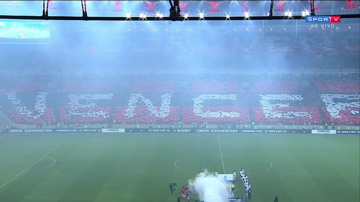 uaiteve's tweet photo. Tem mosaico da torcida do Flamengo. #SulamericanaNoSporTV https://t.co/cVh5ZNhuqz