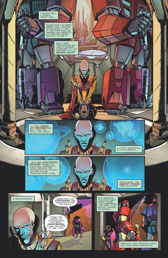It's the iTunes preview for Transformers vs. the Visionaries #1 (of 5), by @MagsVisaggs, <a href="/FicoOssio/">Fico Ossio</a> and <a href="/DdGarciaCruz/">David García Cruz</a>!
Due out 27th December, this mini-series sees the people of Cybertron square off against their new neighbours from Prysmos!
itunes.apple.com/us/book/transf…