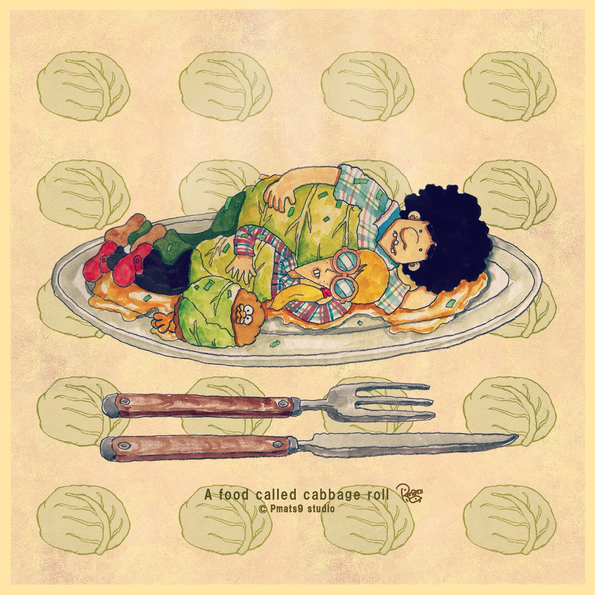 Pmats9 Studio على تويتر A Food Called Cabbage Roll Pmats9 Animation Design Coovo Music Illustration Video Film Illustrator Japan Cabbage Cabbageroll Cook Cooking Delicious アニメーション デザイン イラスト ころもどり ロール