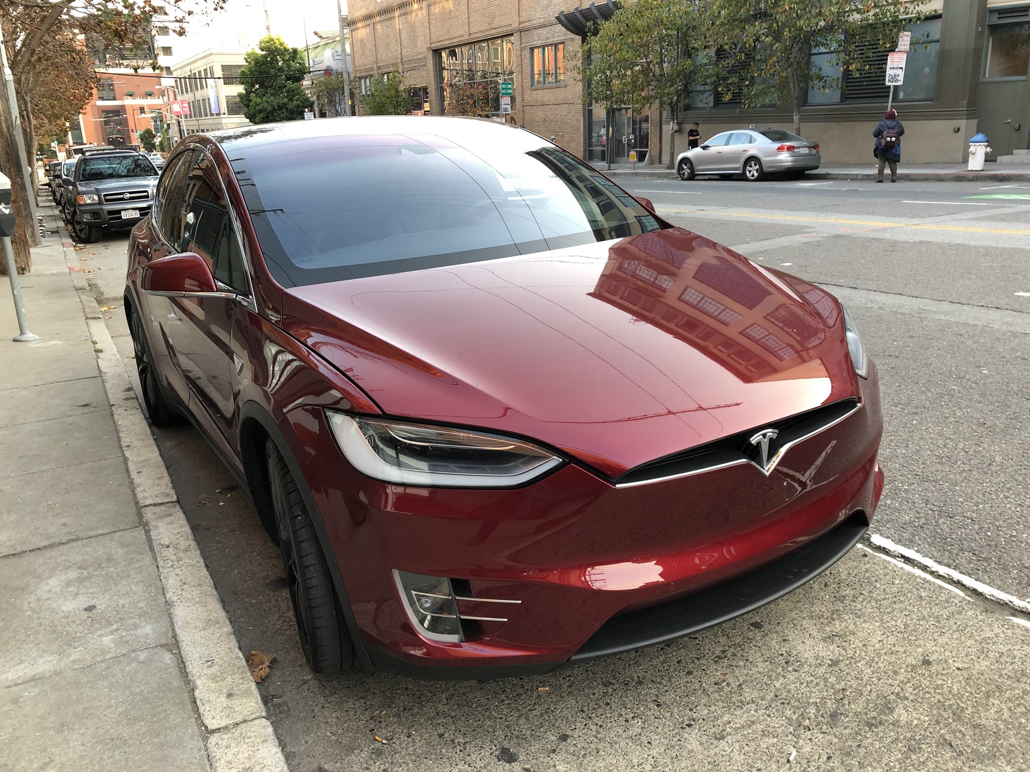 Tesla model x clearance red and black