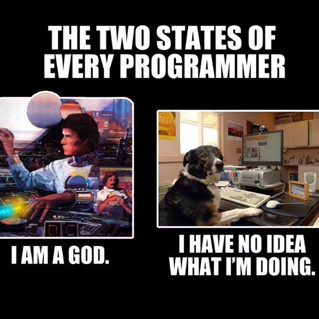 skynetindia's tweet image. Hey, Developers! Do you have the same two states? #DeveloperFun #Coding #DevloperMeme #Programmer #WeekendFun #SaturdayMorning #WeekendFeeling