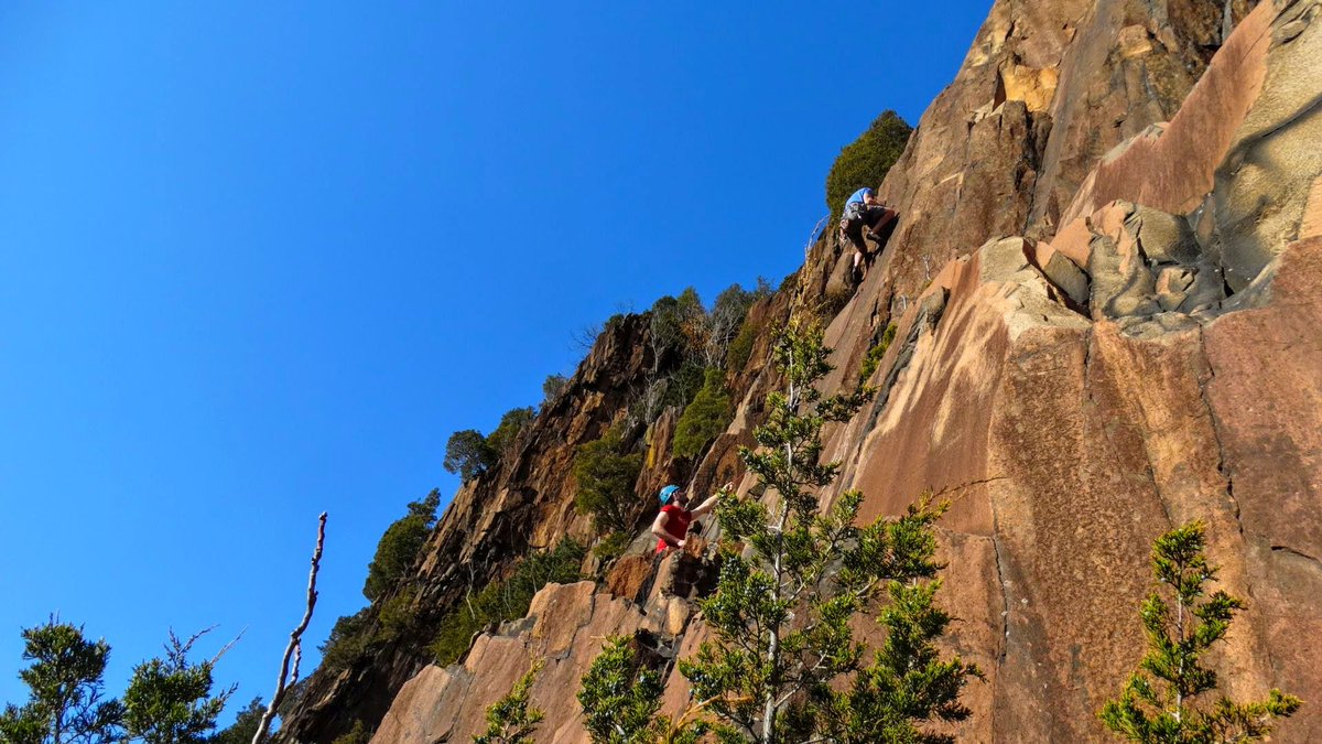 It's always fun exploring a new climbing area. West Rock in CT was a very photogenic place.