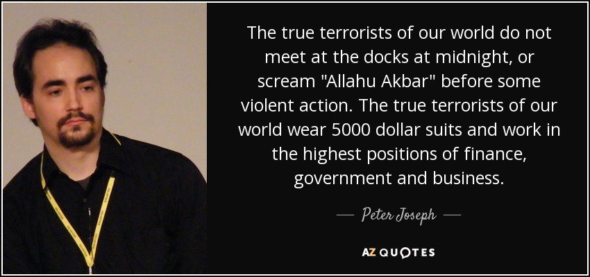 DarkBlade_Anon's tweet photo. A quote from Peter Joseph, @ZeitgeistFilm

Do you agree with him?

#PeterJoseph
#TheZeitgeistMovement
#Zeitgeist
#Anonymous
#WeAreLegion
#WeDoNotForgive
#WeDoNotForget
#ExpectUs https://t.co/4vncGwJiQm