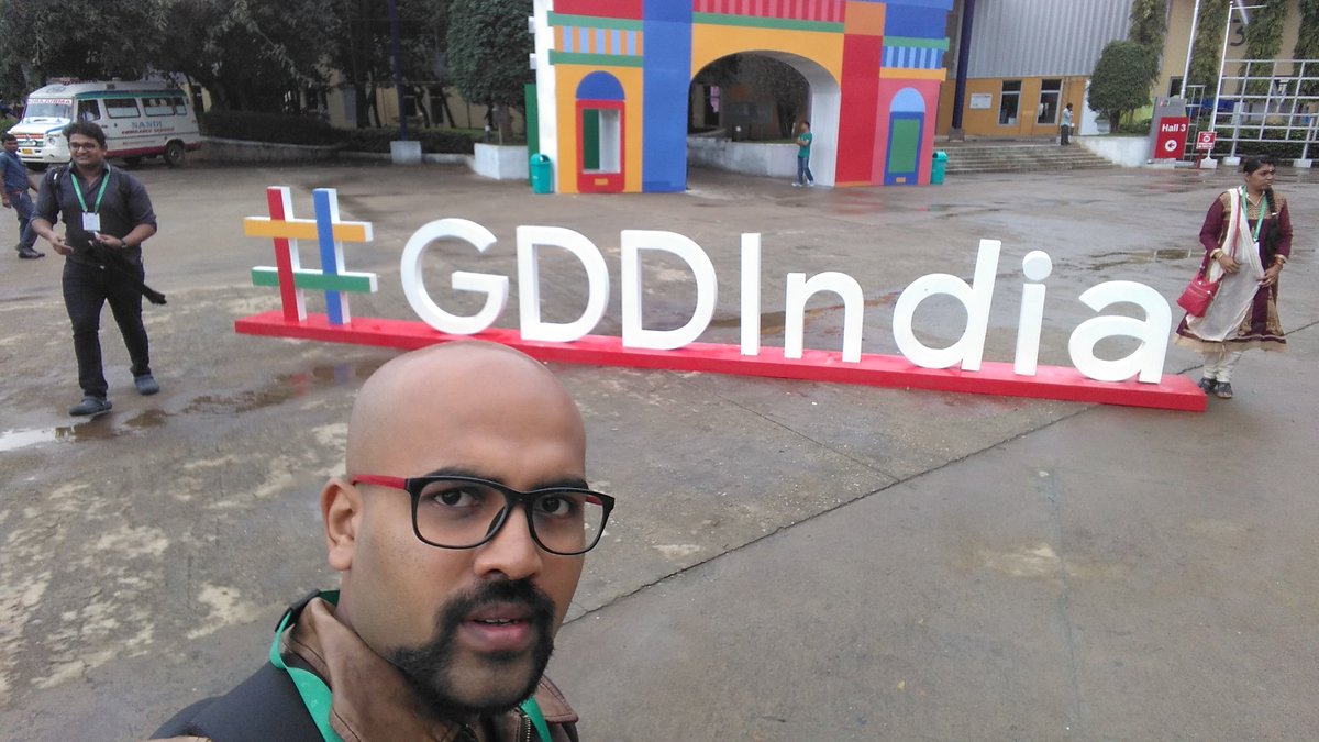 Just one word... It's "Awesome" #Google  #GDDIndia #developers #India