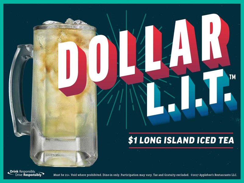 It’s All Over Now: Applebee’s Has $1 Long Island Ice Teas All Month sfwk.ly/2zUKkZQ