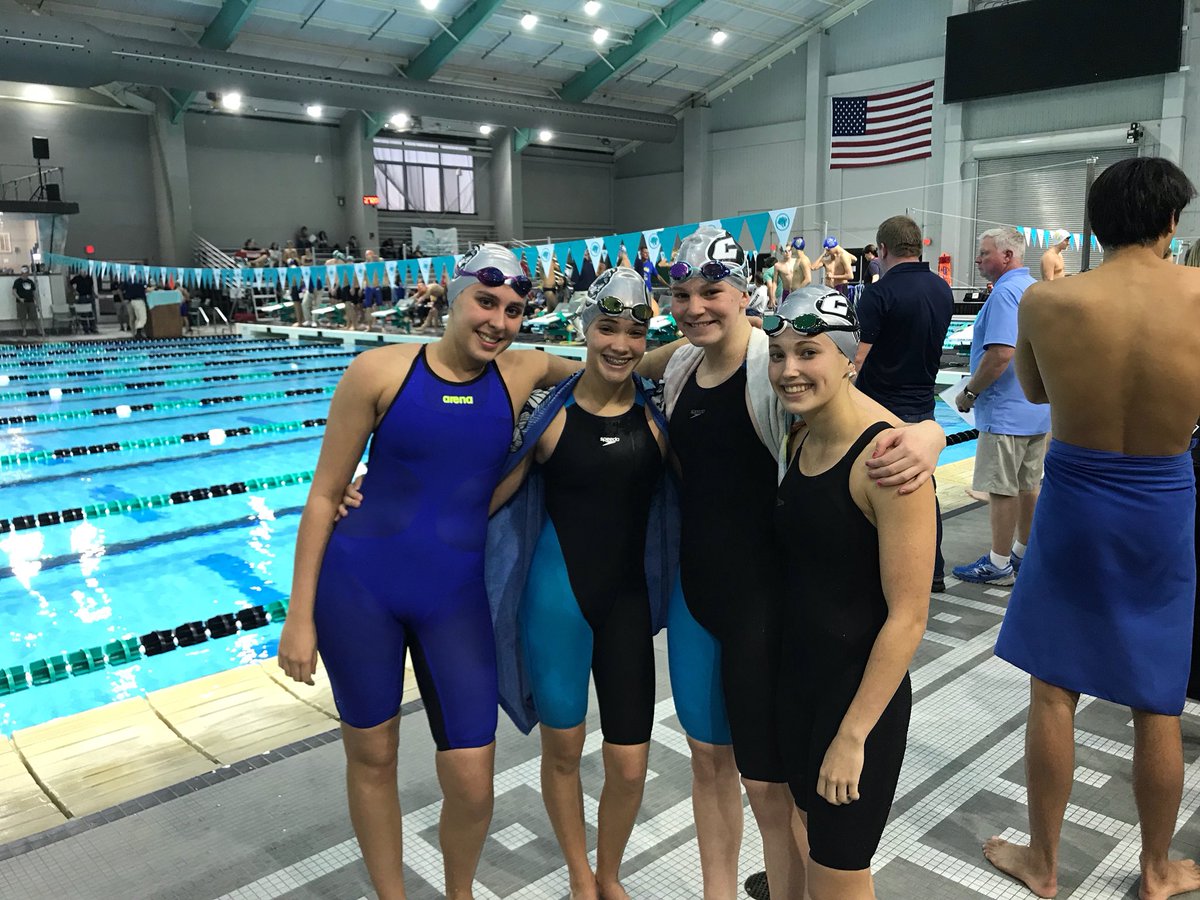ClarkHSAquatics's tweet photo. Congratulations to our Clark girls 200 medley relay that placed second and broke the district and Clark record with a 1:48.93!!🏊🏼‍♀️ https://t.co/0ppkXb63Fi