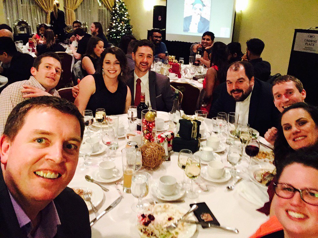 Best table in the Crowne #siemensfredericton