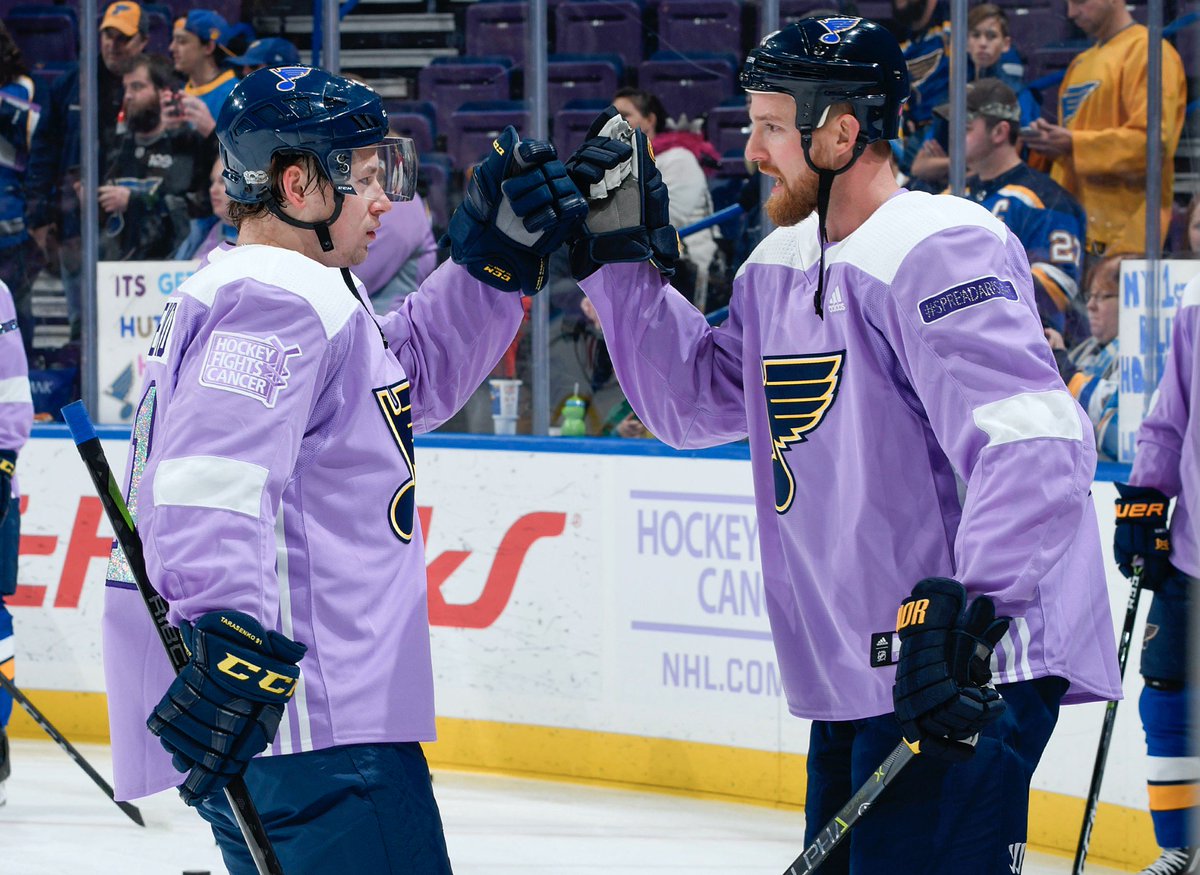 st louis blues hockey fights cancer jersey