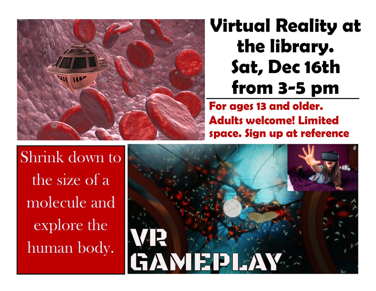 Take a Fantastic Voyage this month in Virtual Reality. Sign up today!