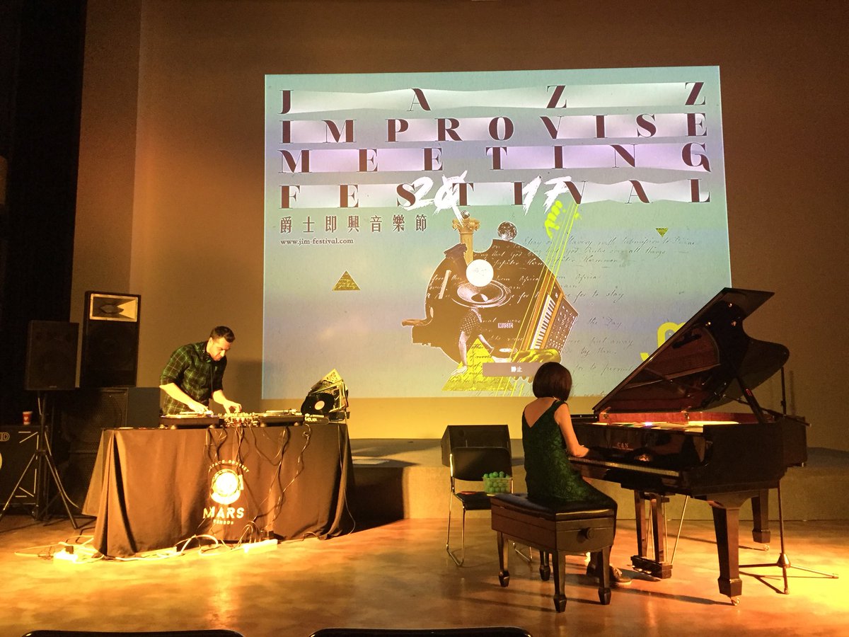 JIMFestival's tweet photo. JIMF2017 in Sehnzhen opening by super duo Aki Takase &amp; DJ Illvibe then second night Hang Em High, tonight Chat Noir in Shenzhen! https://t.co/wFzbXAgjLp
