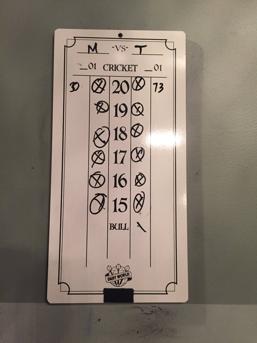 mfranke513's tweet photo. I know, I know...first time playing darts rather play golf! #16Lots https://t.co/67xO9AH7ua