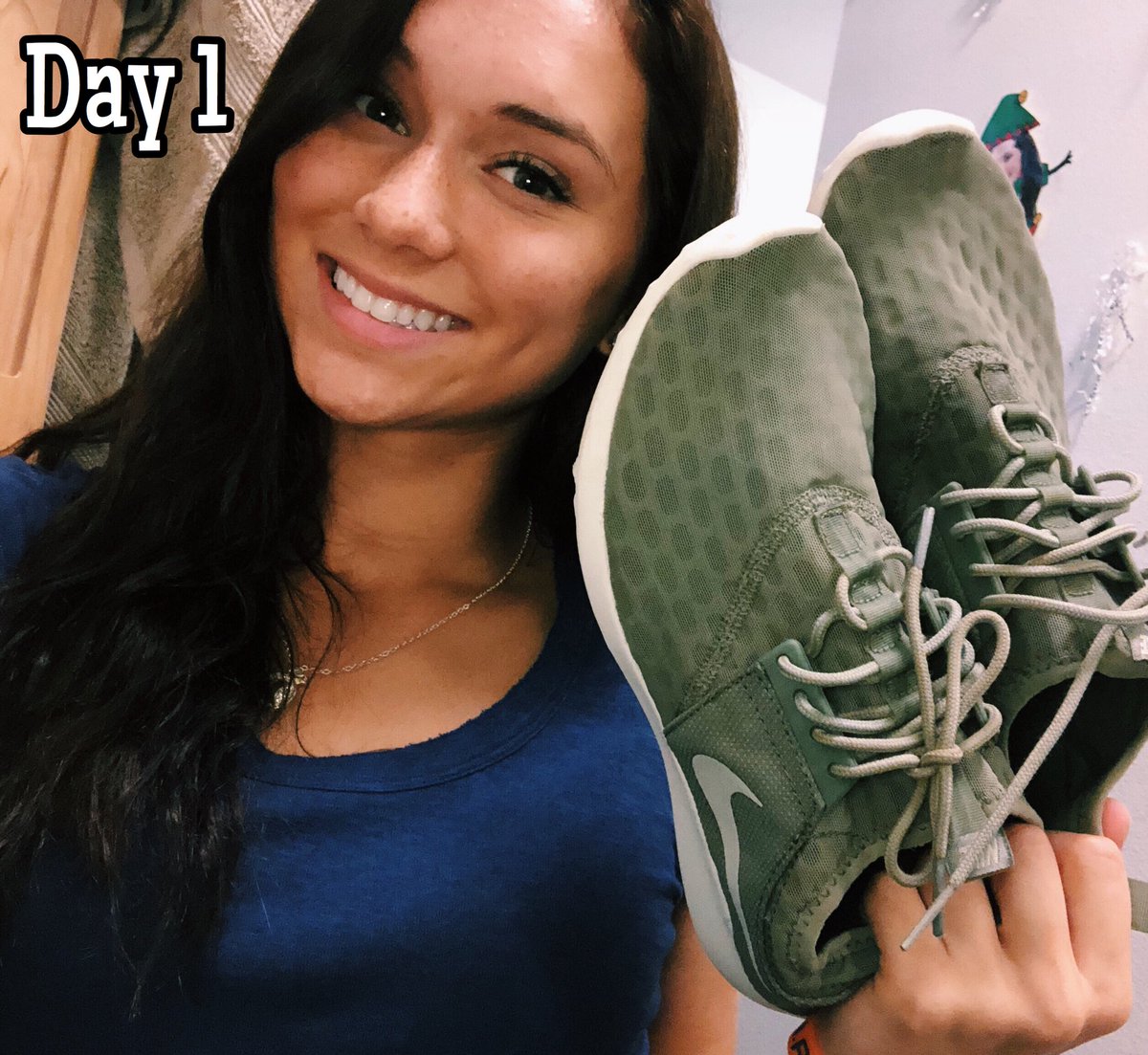 missbarbarycst's tweet photo. Day 1: 1st day!🙌🏻Not an easy task, but worth it! My roommates shoes got extremely muddy on a hike. Decided to make her day a little easier, grabbed a scrubber, and started cleaning! Look at the before😬 #25daysofSNAP #SNAPintoAction #december1st https://t.co/bcqh0Vcjs6