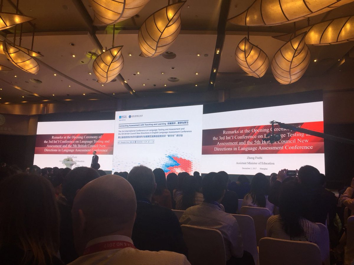 carma_agusanail's tweet photo. @cn_British #worldslargest #languageassessment #NewDirections2017 Joint NEEA/BritishCouncil conference opens in Shanghai https://t.co/XnRSrMkXy9