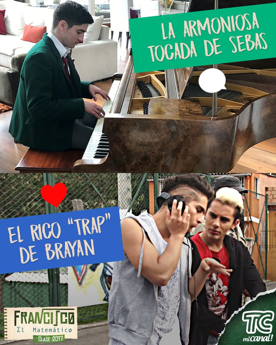 tctelevision's tweet photo. #FranciscoElMatemático2017|📚 ¿Qué prefieres? #LaBarbys te pregunta🤔:
- Comenta💬 si la armoniosa "tocada" de #Sebas.🎹
- LIKE❤️ si el rico "TRAP" de #Brayan.🎤 https://t.co/wj6iFe5wUF