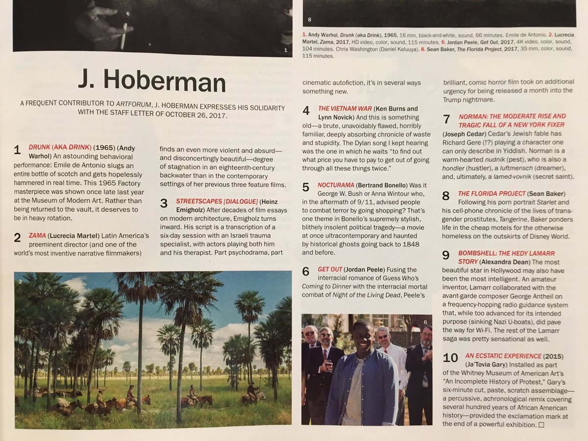 Jordan Cronk J Hoberman Artforum Top Ten 17