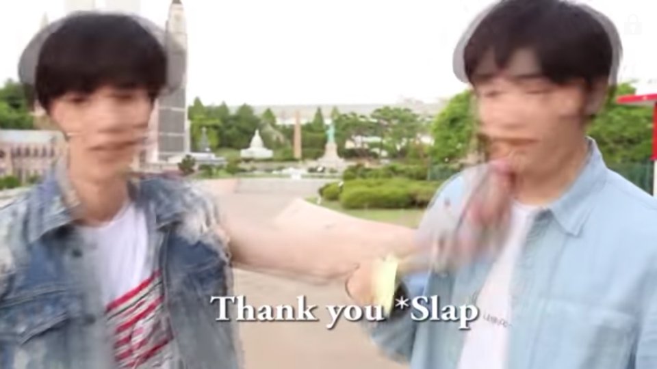 sswdoingthings's tweet image. sangwon getting slapped by bjoo  (2014)