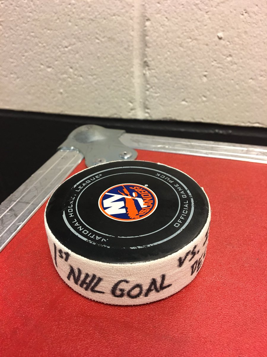 Media_Sens's tweet photo. A first @NHL goal for @ThomasChabot1 tonight @barclayscenter. Congrats! https://t.co/pkAEL1QhuS
