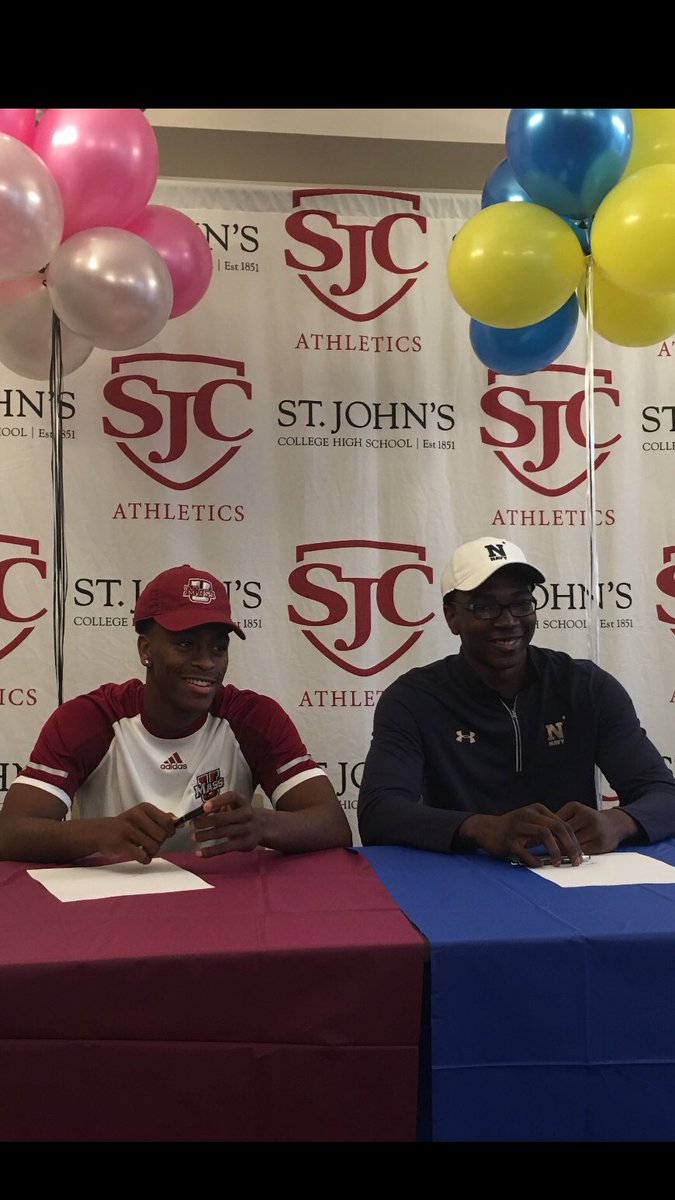 CoachBehanSJC's tweet photo. Proud of our guys! Navy and UMass getting two leaders. #SJCFAM https://t.co/o8OopXRnDR