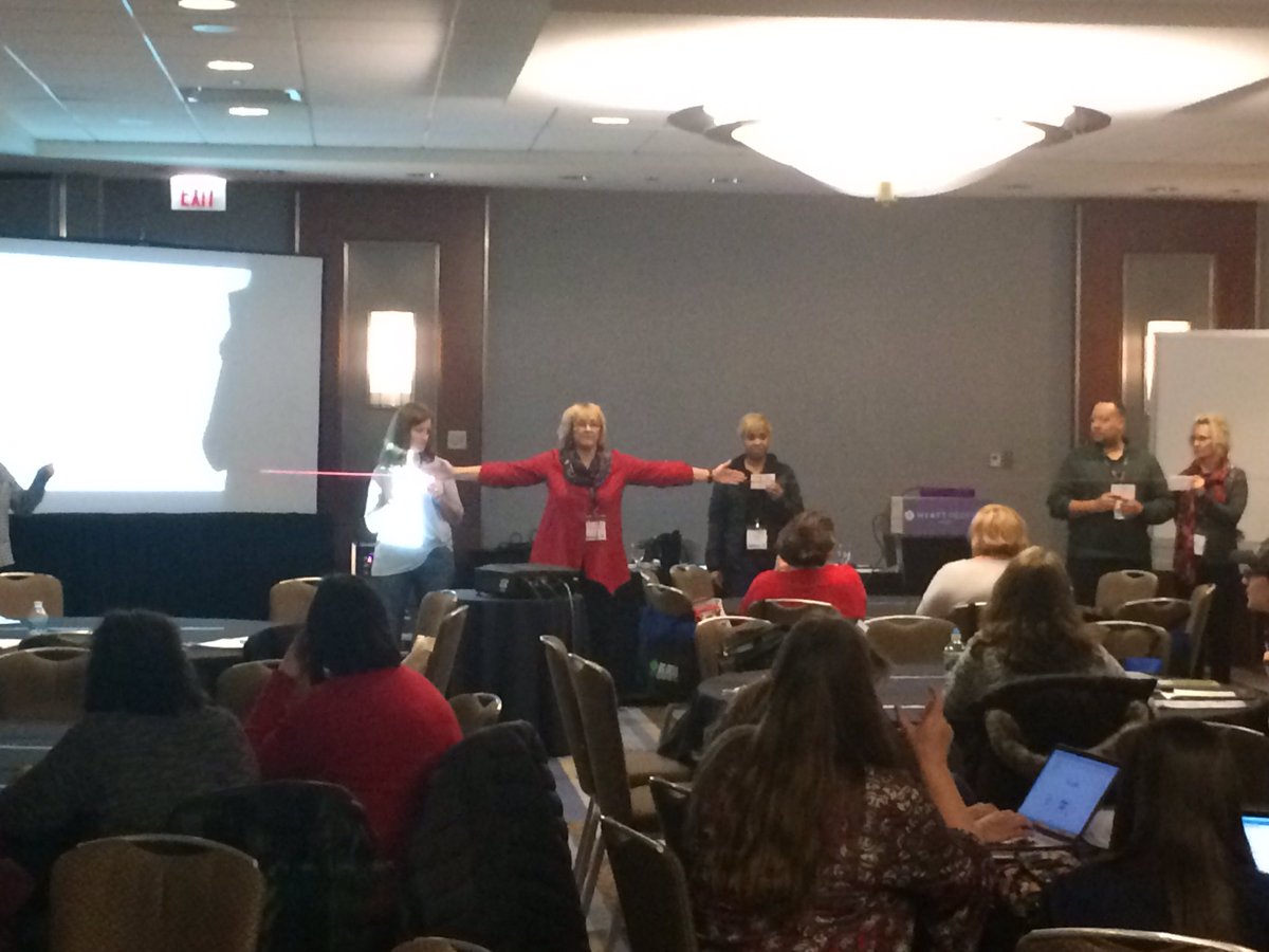 SJonesBIL's tweet photo. @BigIdeasMath Laurie Boswell in action at NCTM in Chicago https://t.co/PgHPnrWdq9